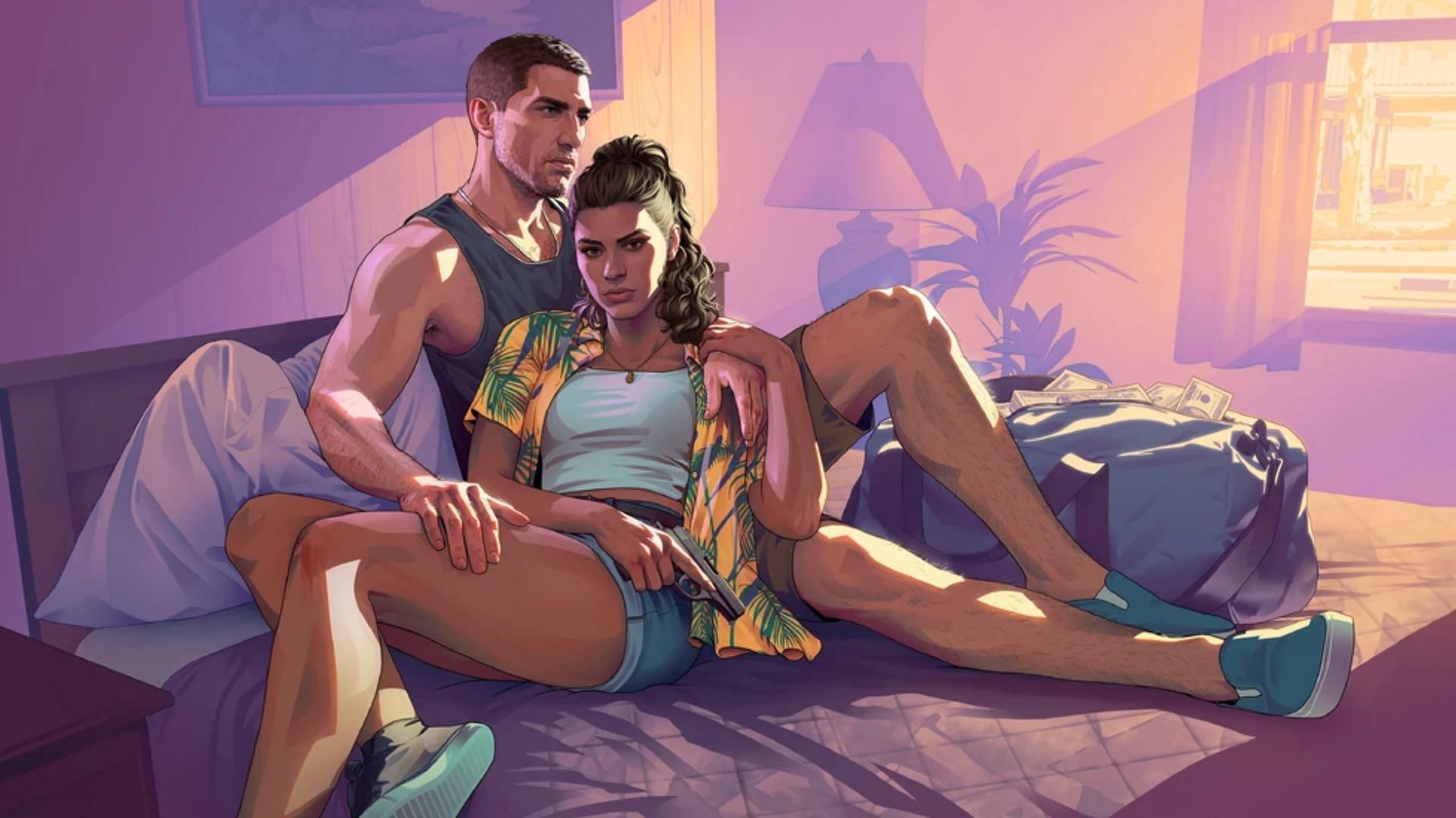 Jason and Lucia should also get to drive some vintage cars (Image via Rockstar Games)